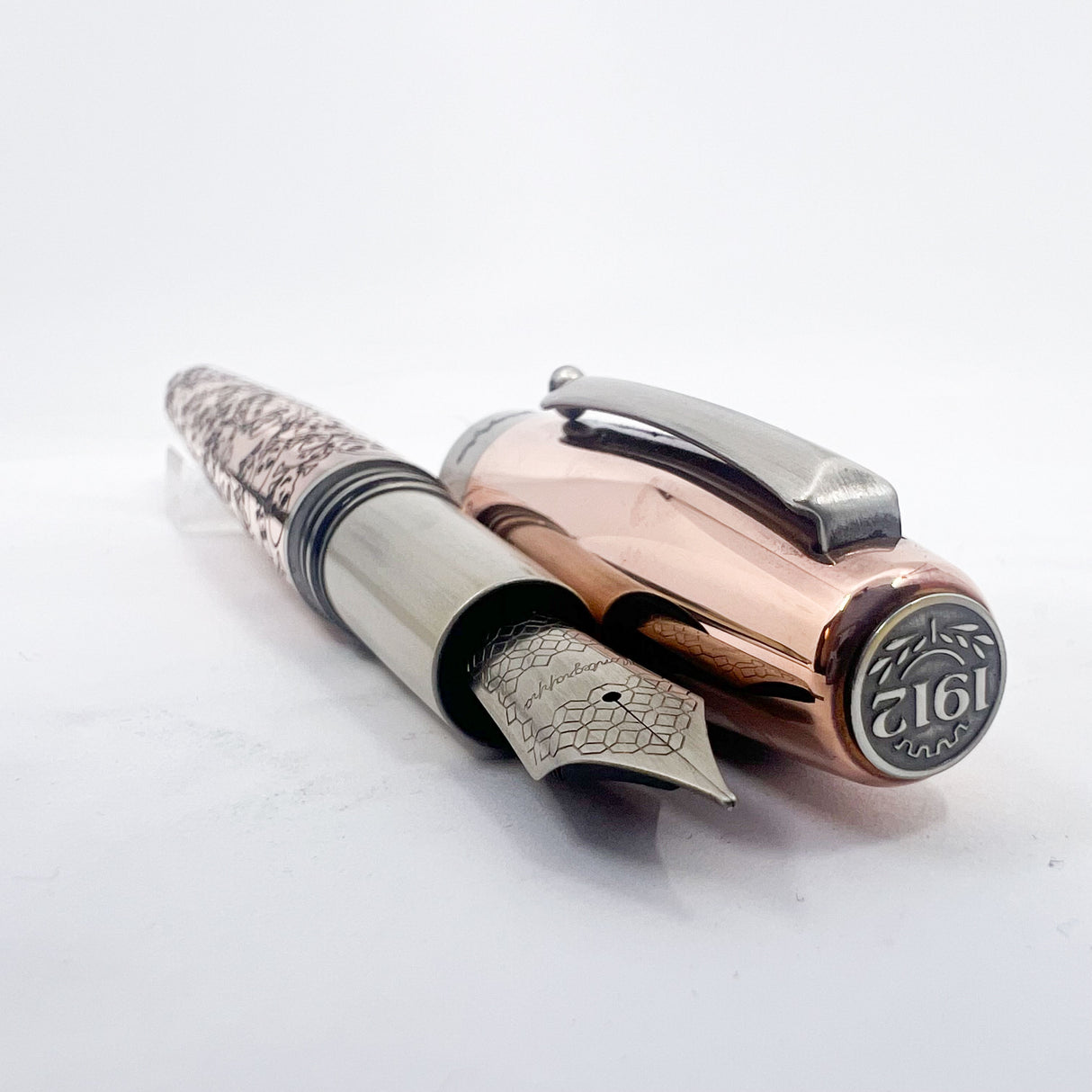 Montegrappa Fortuna Copper Happy Skull Fountain Pen - Medium Stainless Steel Nib