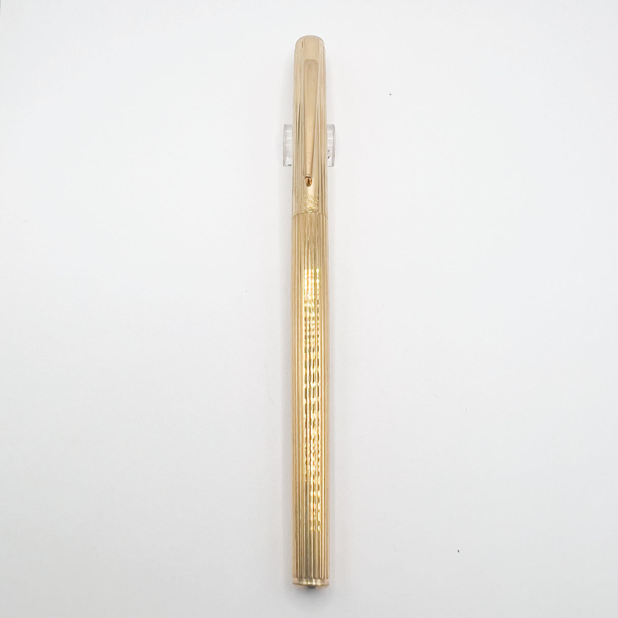 Montblanc Noblesse Gold-Plated Fluted Vertical Lines Fountain Pen - Extra Fine 14kt Gold Nib