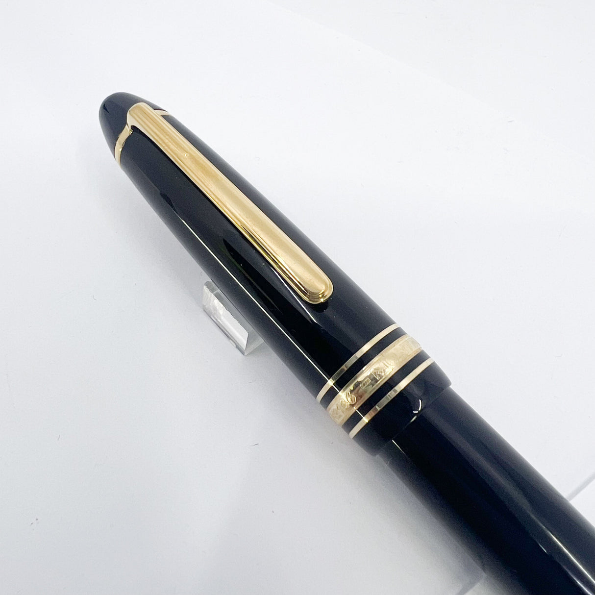 Montblanc Meisterstuck Black Resin #146 LeGrand Fountain Pen - Fine 14kt Gold Nib