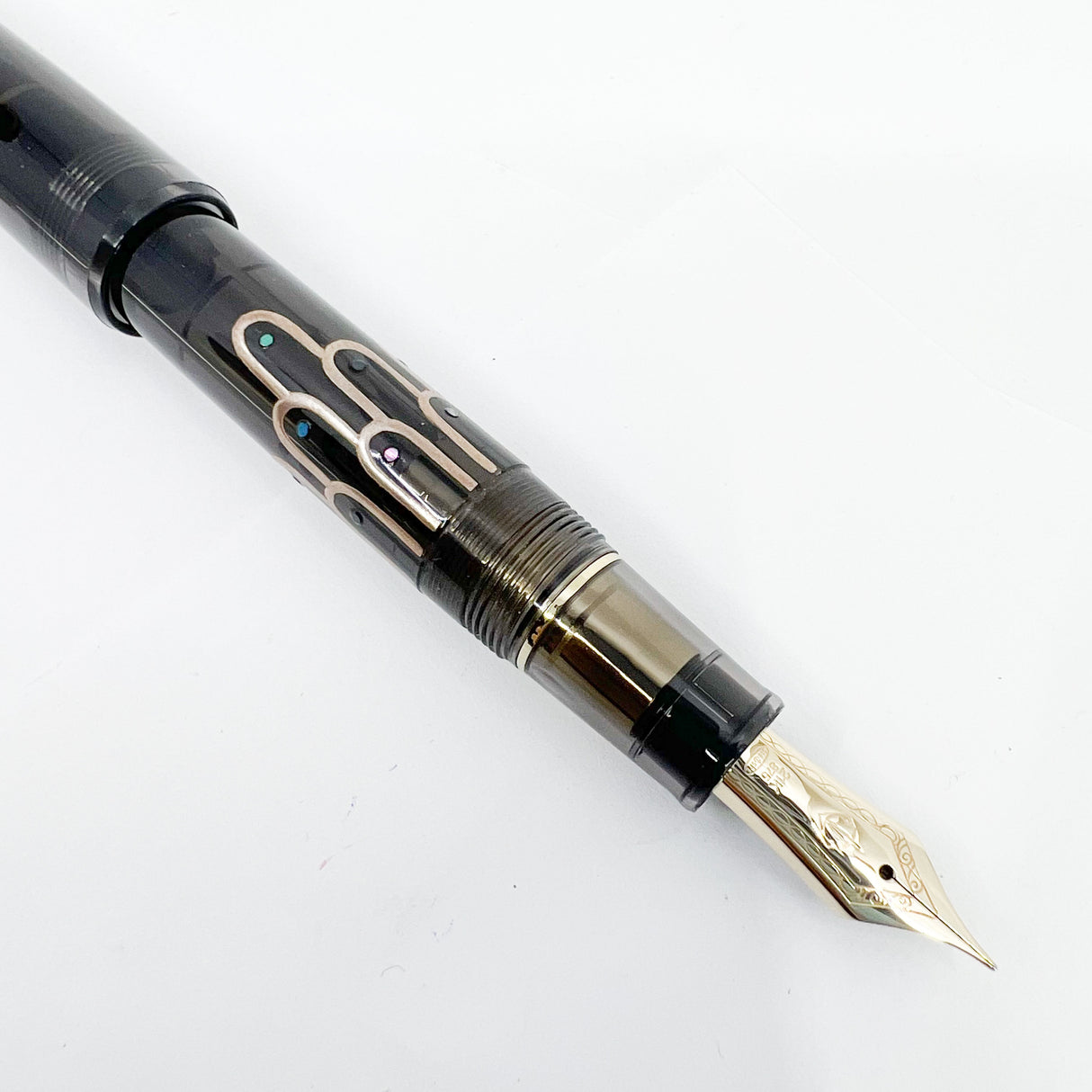 Sailor "ALA SV" (Silver Wings) Classic Ko Fountain Pen - Medium Fine 21kt Gold Nib