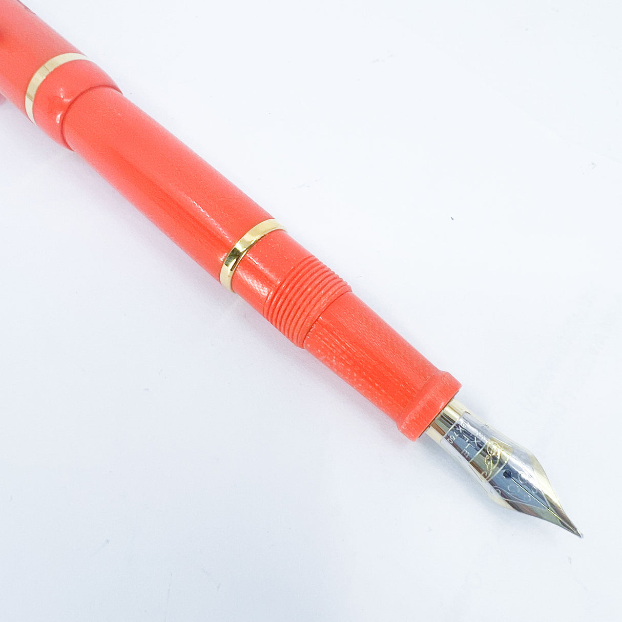 Bexley 2010 Owner's Club Limited Edition Orange Fountain Pen - Fine 18kt Gold Nib