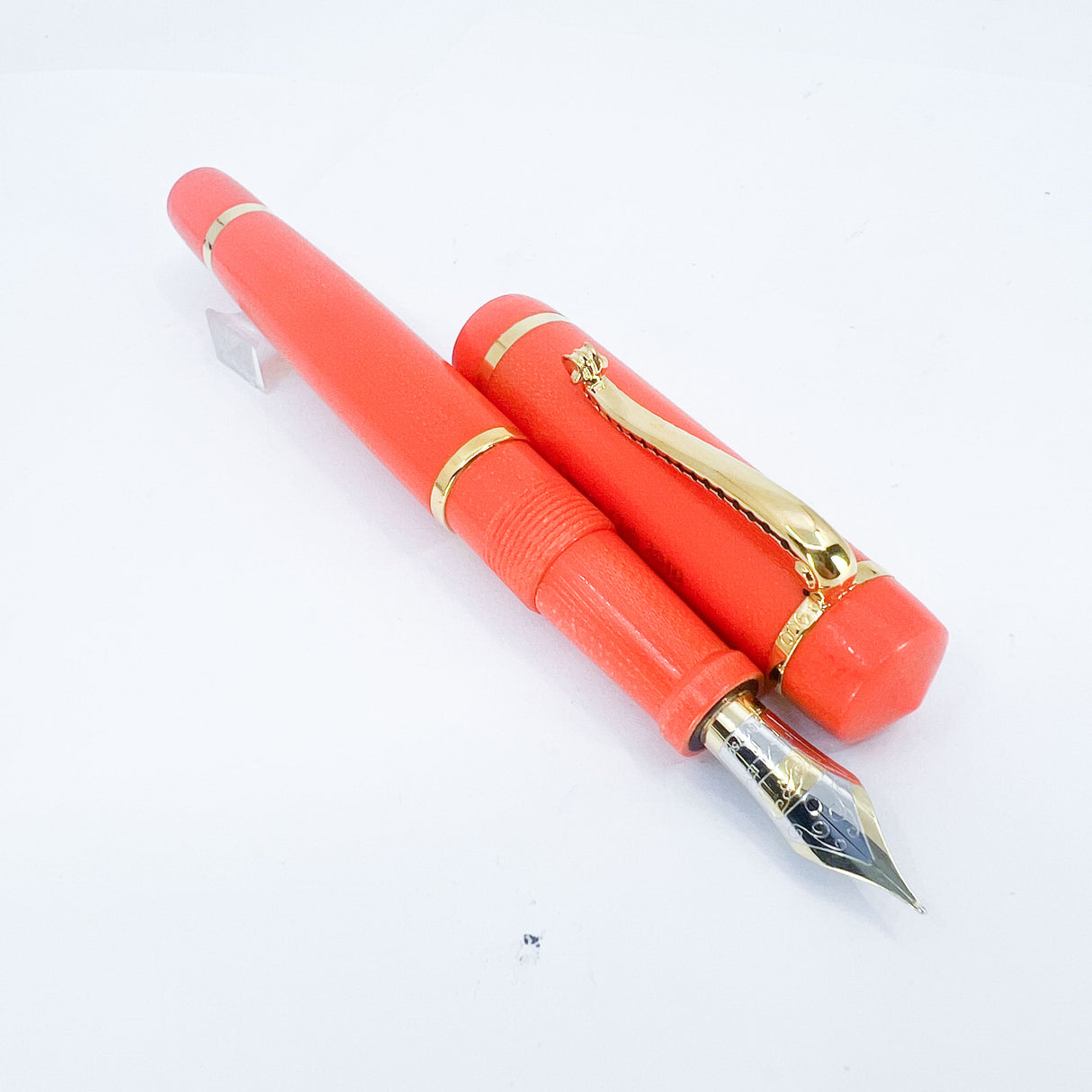 Bexley 2010 Owner's Club Limited Edition Orange Fountain Pen - Fine 18kt Gold Nib