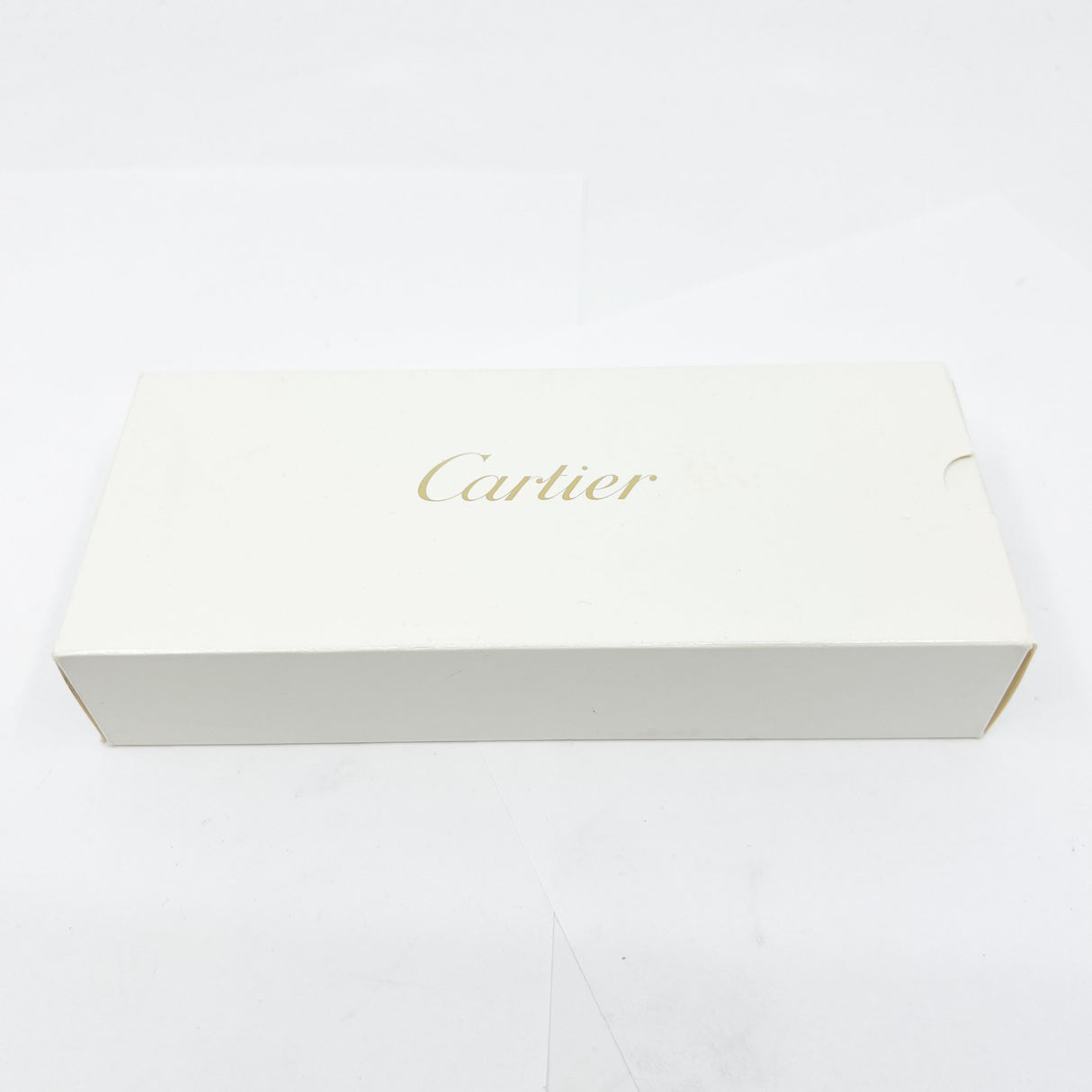 Cartier Brushed Steel Must de Cartier Fountain Pen/Trinity Bands - Medium 18kt Gold Nib