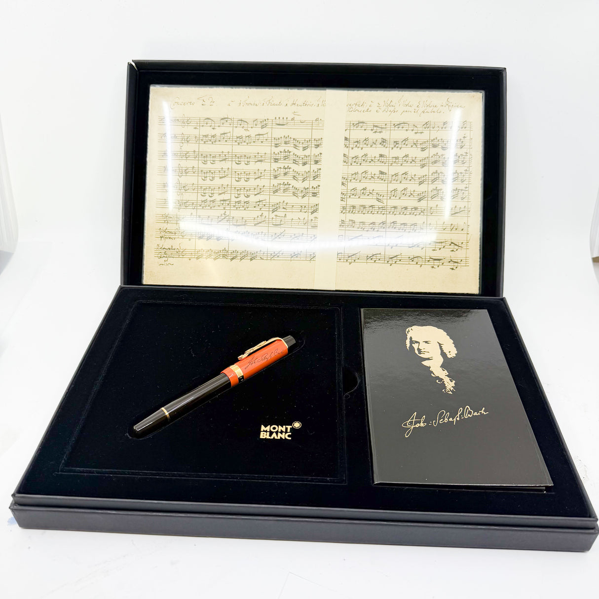 Montblanc Johann Sebastian Bach Donation Limited Edition Fountain Pen - Broad 18kt Gold Nib