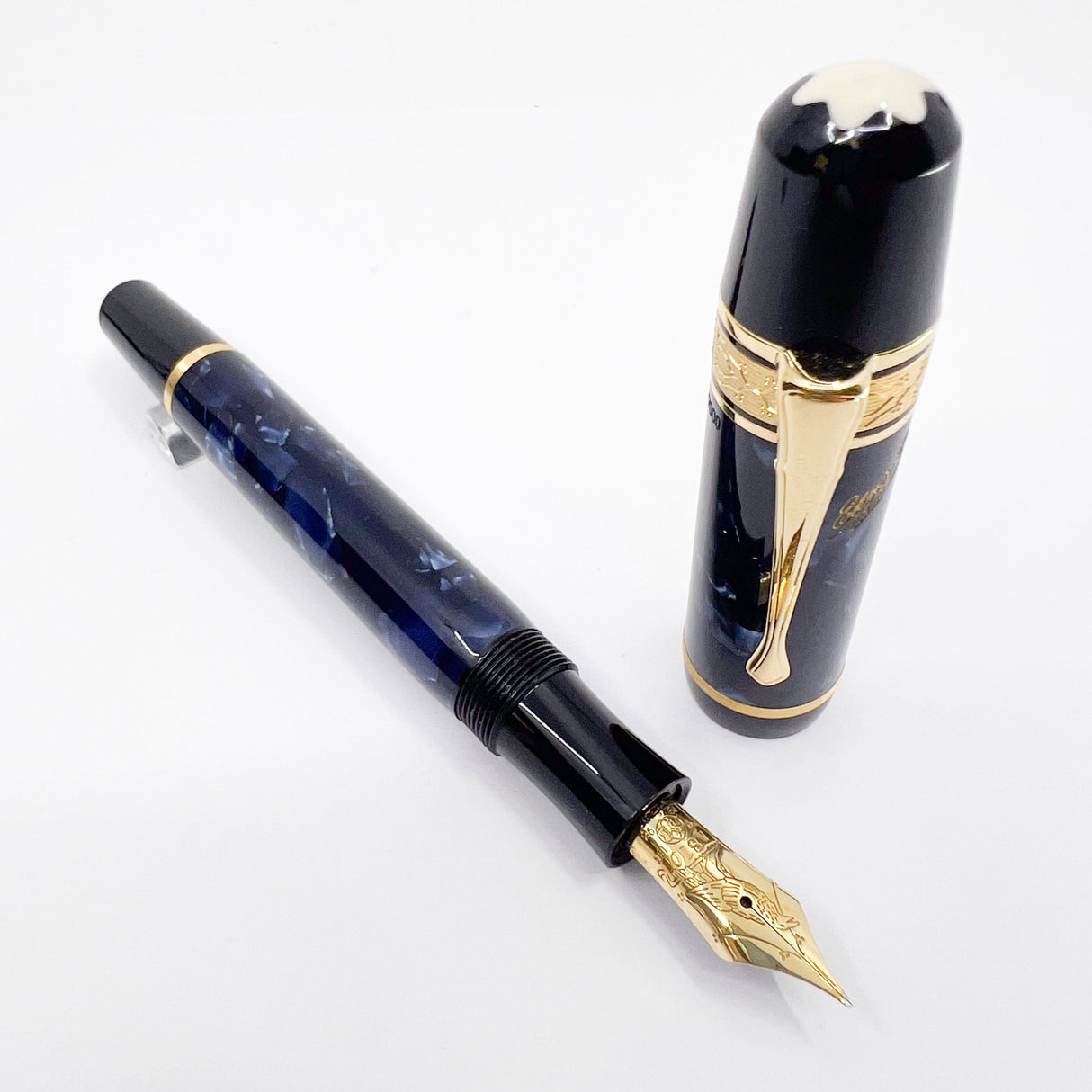 Montblanc Edgar Allan Poe Writer's Limited Edition Fountain Pen - Fine 18kt Gold Nib