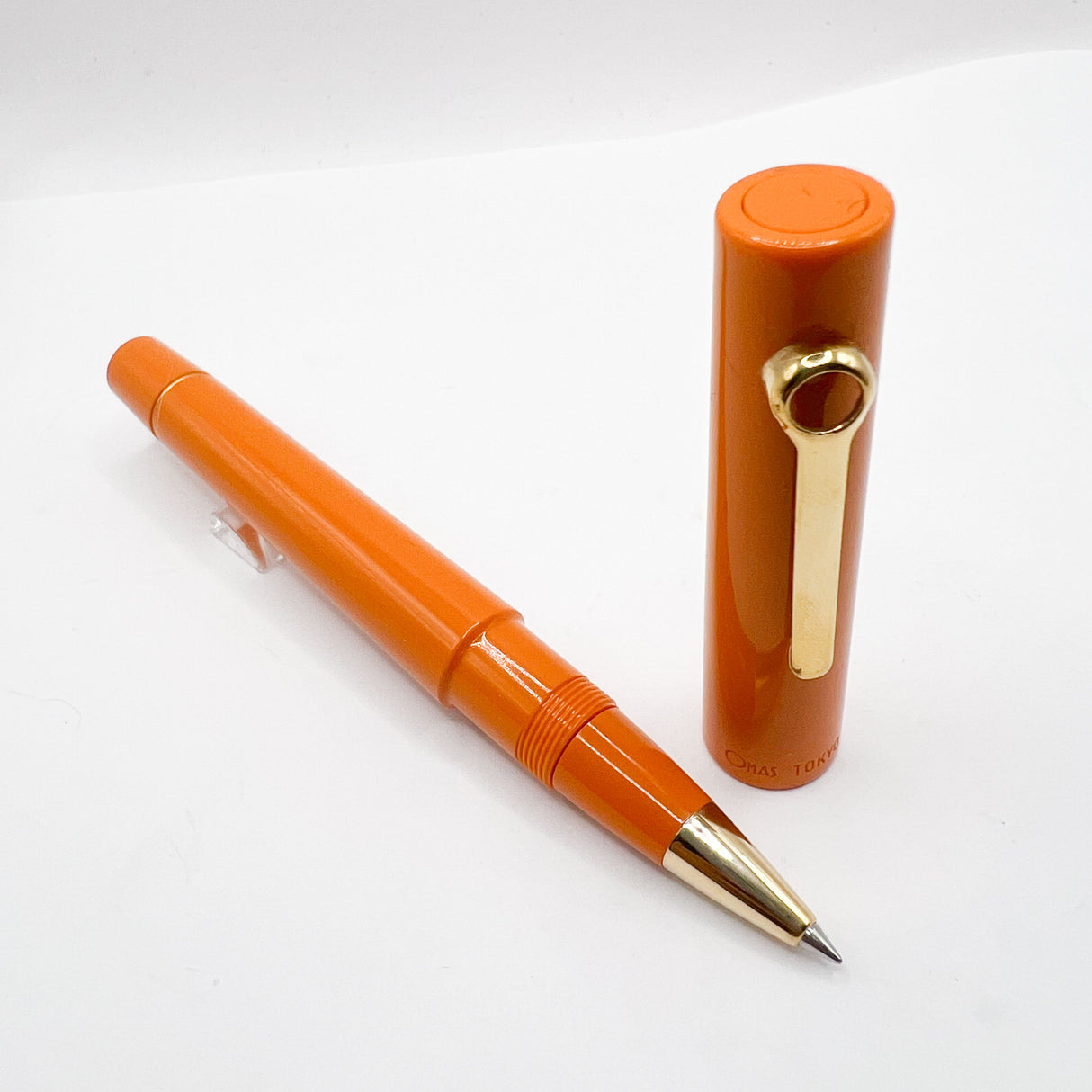 OMAS Tokyo Apricot Orange Vegetal Resin Rollerball