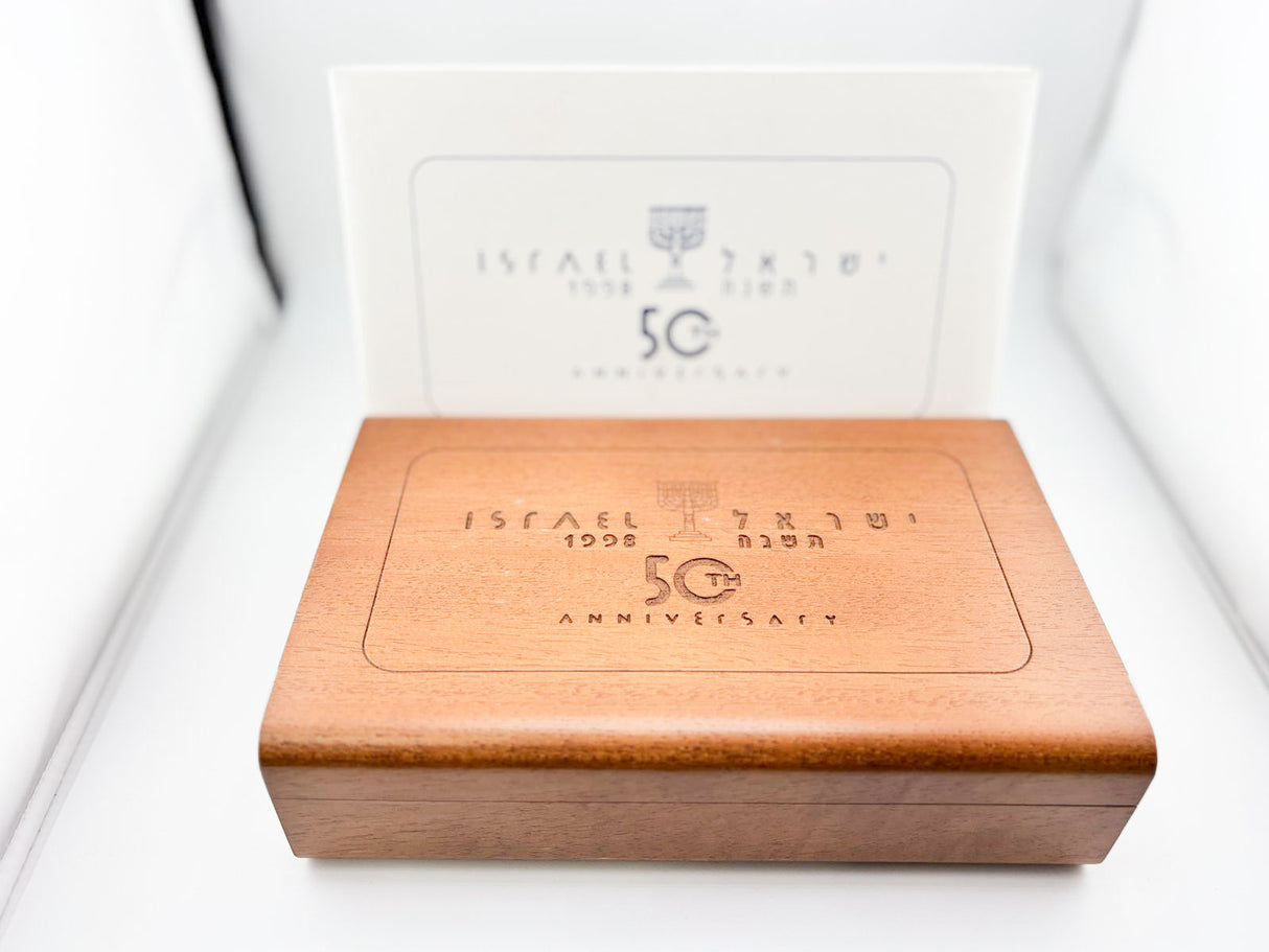 Montegrappa Israel 50th Anniversary Sterling Silver Limited Edition Fountain Pen - Broad 18kt Gold Nib