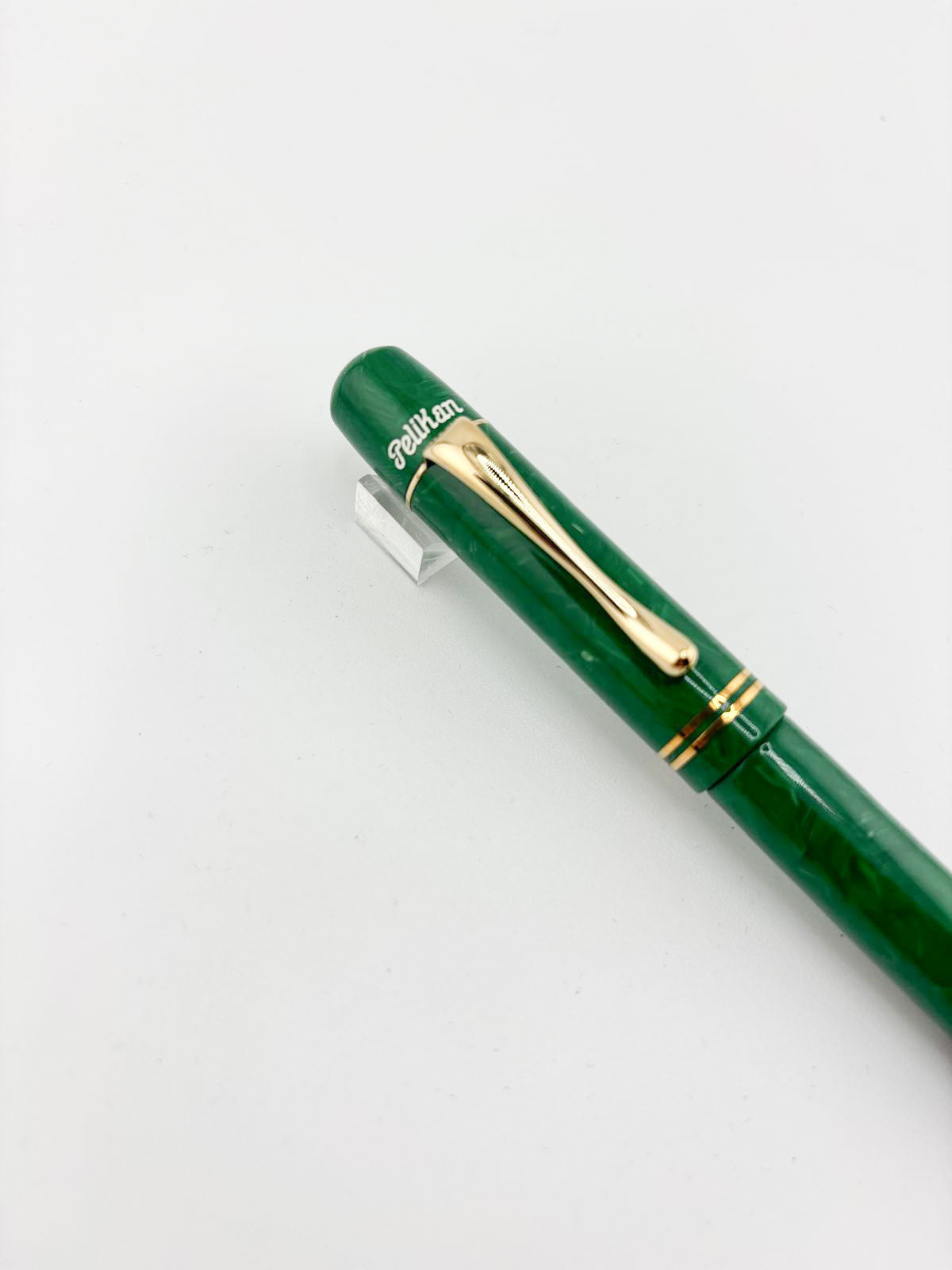 Pelikan Jade Green Celluloid (1935 Originals of their Time) Limited Edition Fountain Pen - Broad 18kt Gold Nib