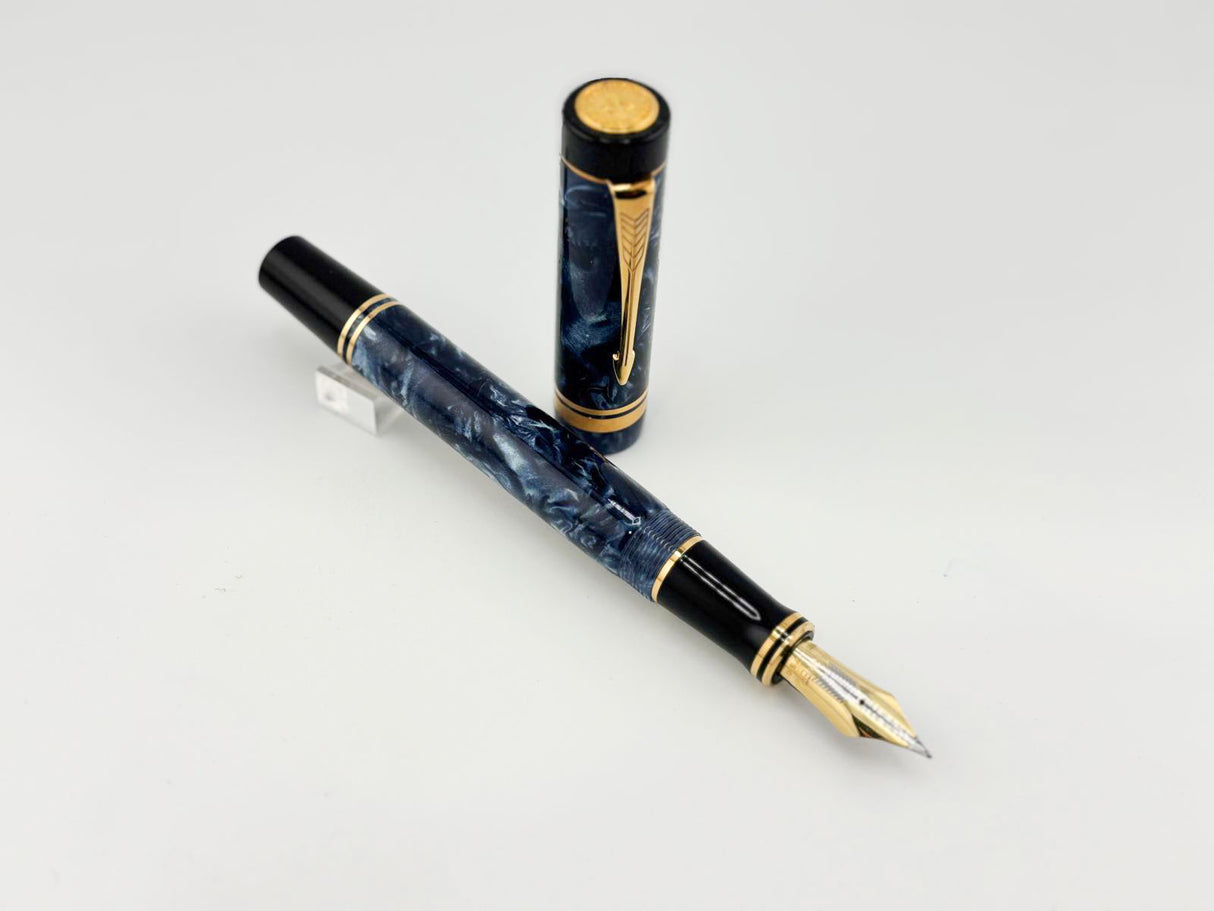 Parker Duofold Centennial (Largest Size) Fountain Pen - Medium 18kt Gold Nib