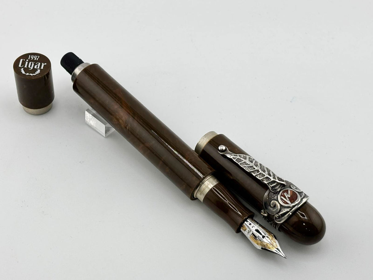 Montegrappa Cigar Limited Edition Fountain Pen - Medium 18kt Gold Nib