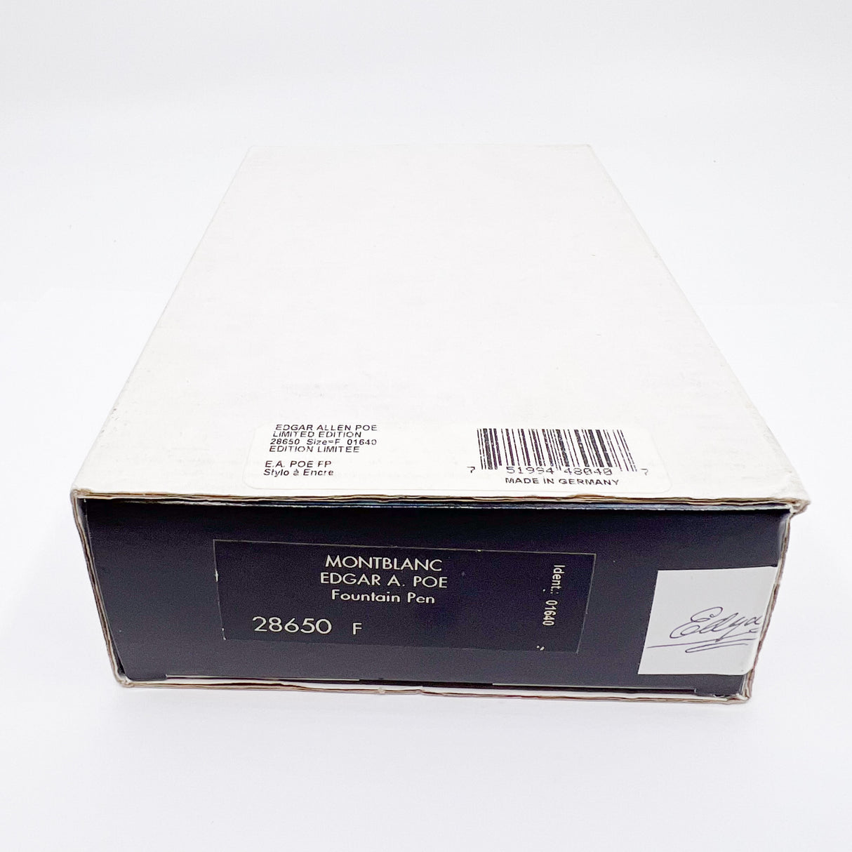 Montblanc Edgar Allan Poe Writer's Limited Edition Fountain Pen - Fine 18kt Gold Nib