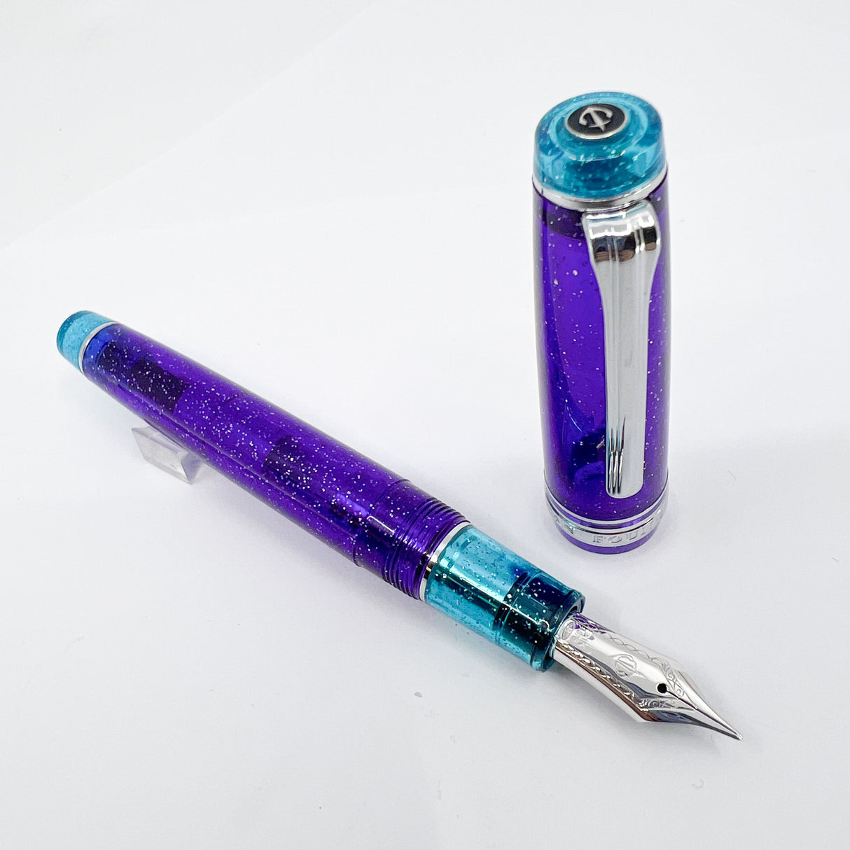 Sailor Purple Northern Lights Pro Gear Fountain Pen - Broad 21kt Gold Nib