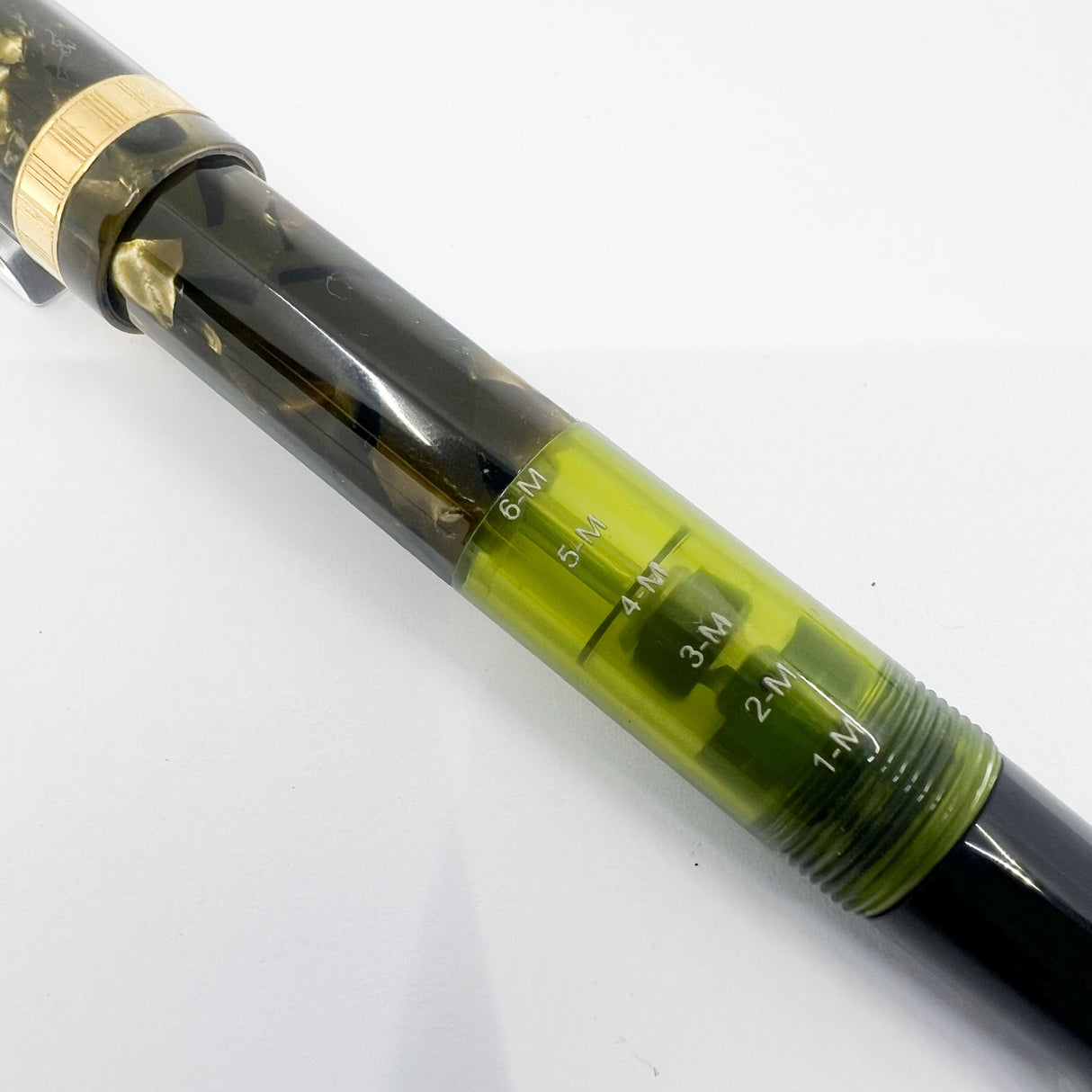 Conklin Nozac Green Saft Celluloid Fountain Pen – Legacy Collection Limited Edition - Flexible Medium 14kt Gold Nib