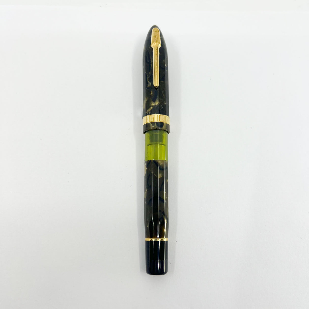 Conklin Nozac Green Saft Celluloid Fountain Pen – Legacy Collection Limited Edition - Flexible Medium 14kt Gold Nib