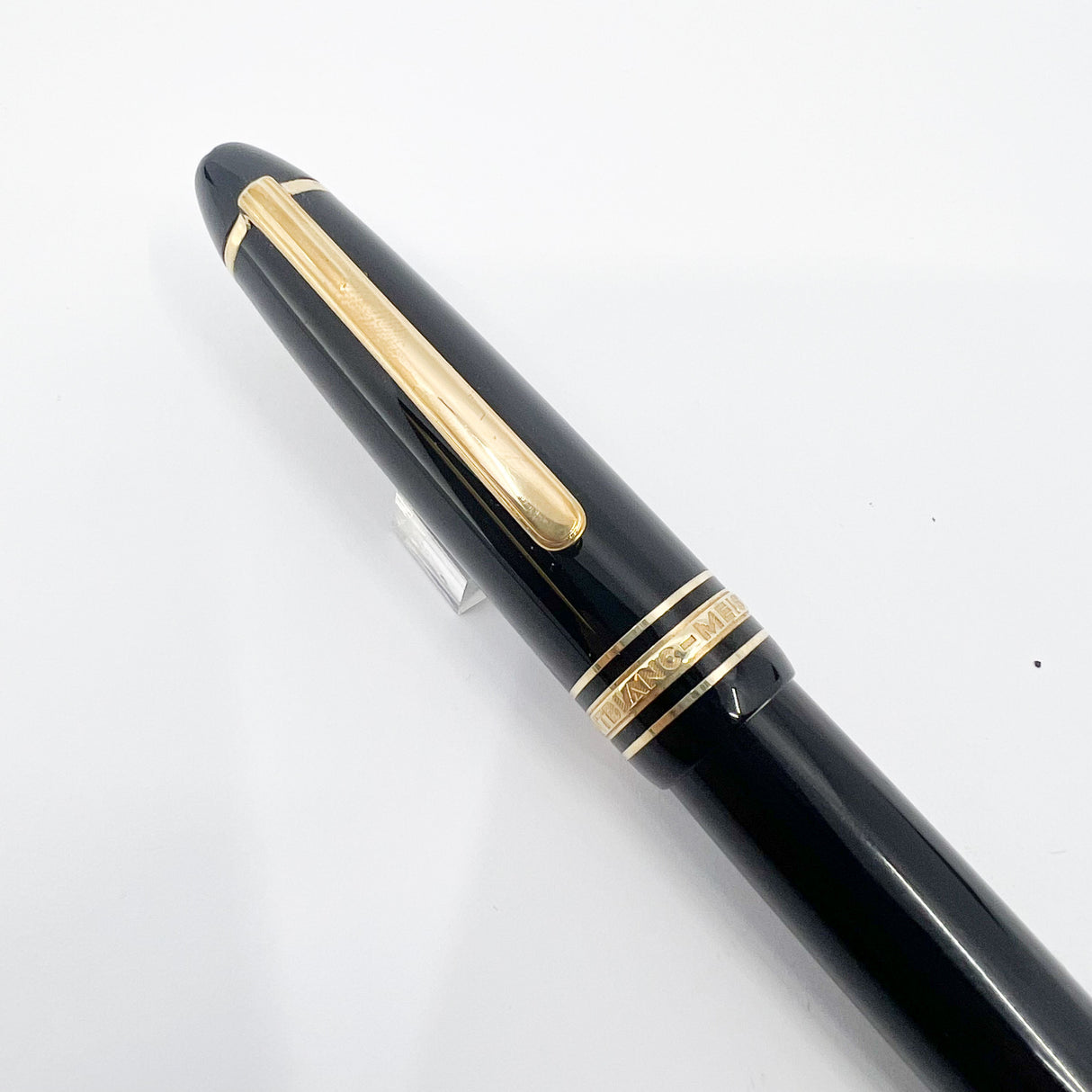 Montblanc Meisterstuck Black Resin #146 LeGrand Fountain Pen - Flexible Broad 14kt Gold Nib