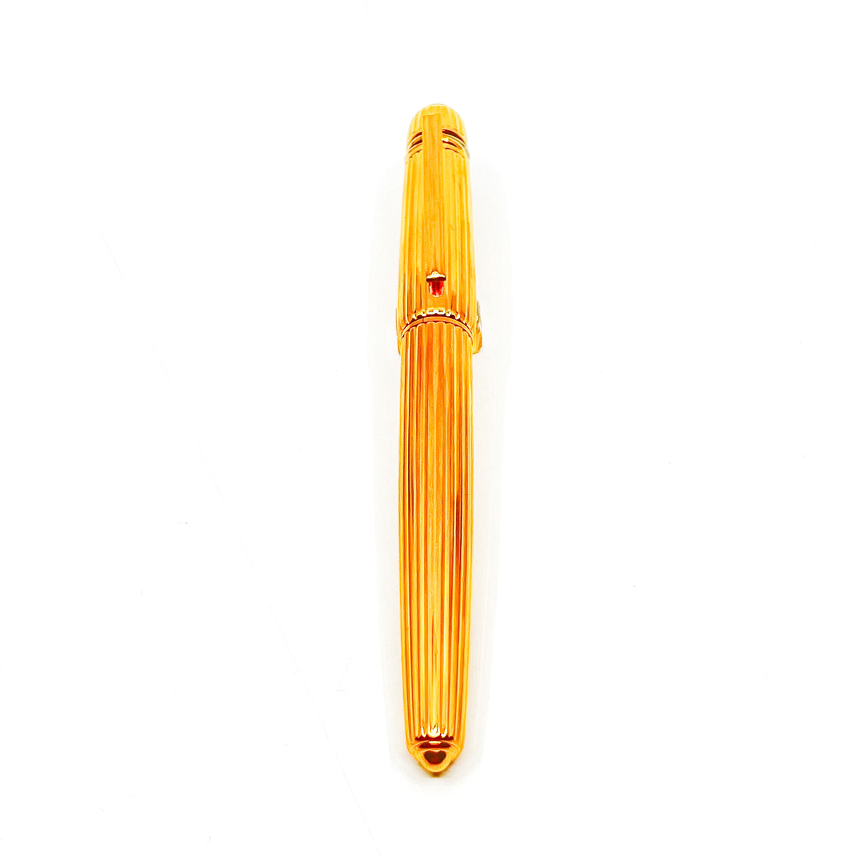 Cartier Pasha Gold-Plated Fluted Fountain Pen