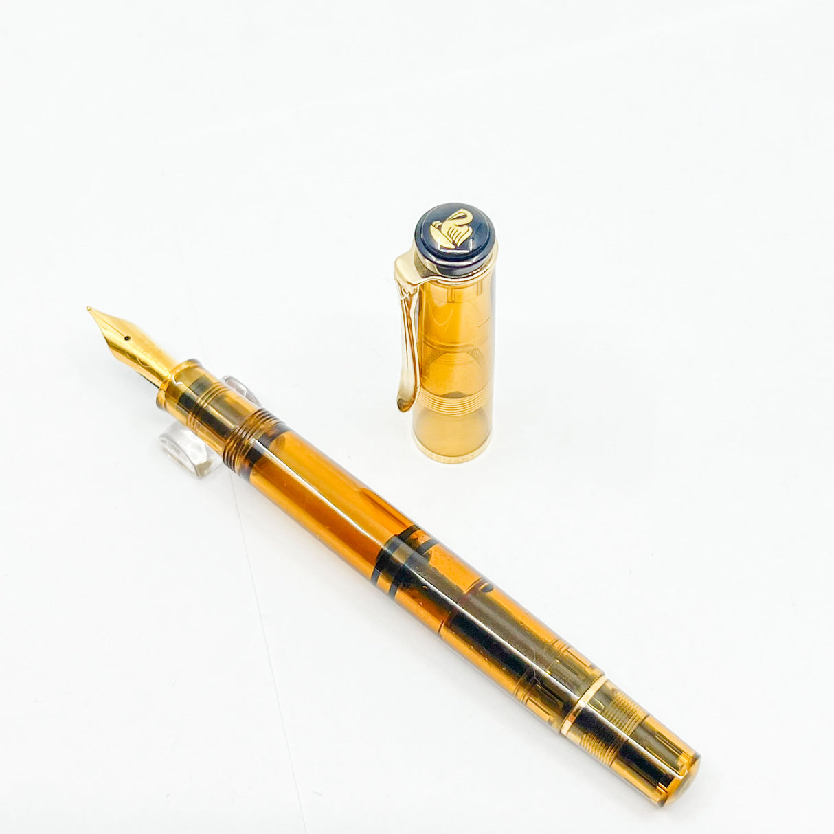 Pelikan M200 Amber Transparent Demonstrator Fountain Pen