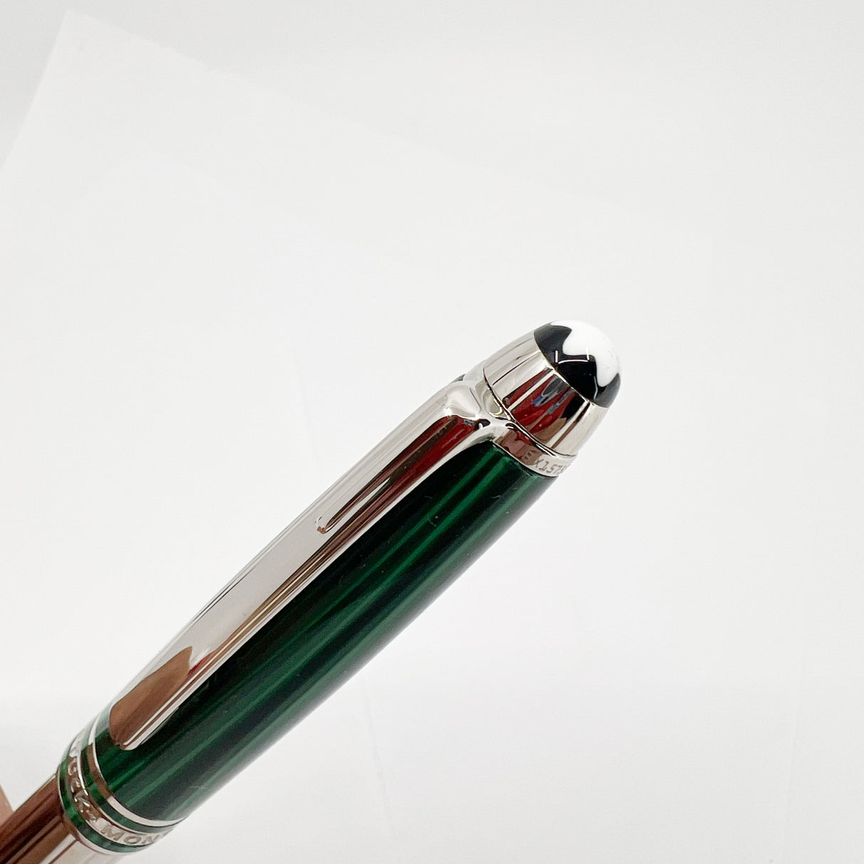 Montblanc Czar Nikolai Malachite Special Edition Platinum Plated Ballpoint Pen