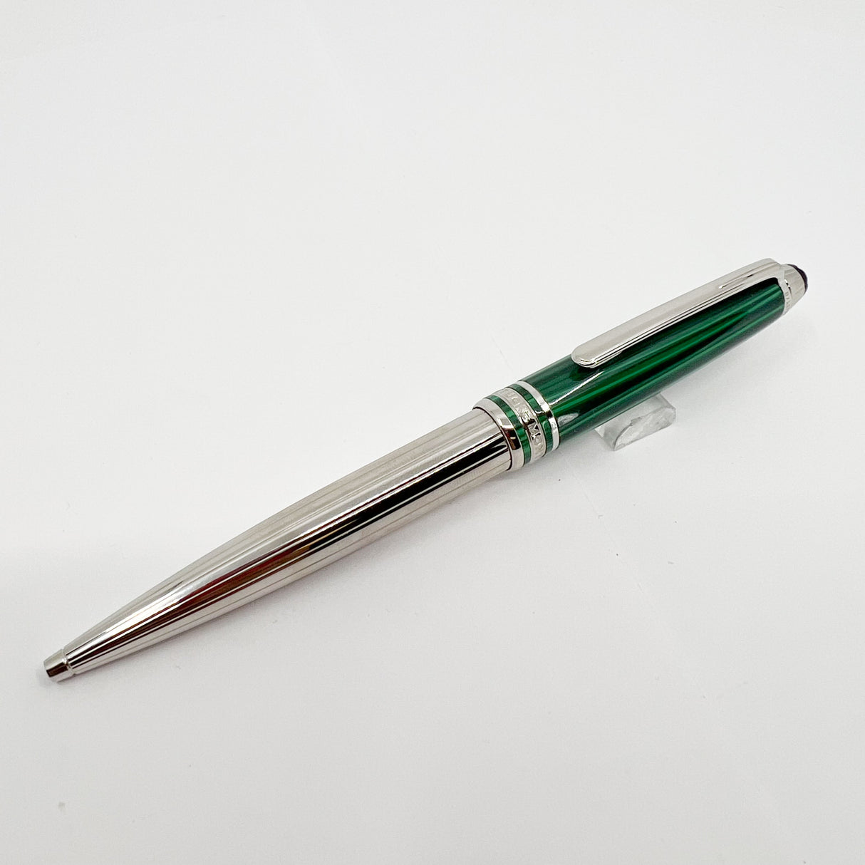 Montblanc Czar Nikolai Malachite Special Edition Platinum Plated Ballpoint Pen
