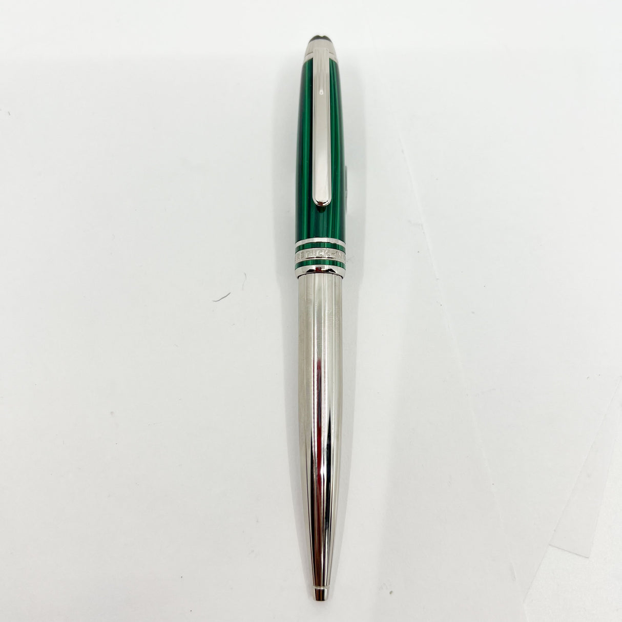 Montblanc Czar Nikolai Malachite Special Edition Platinum Plated Ballpoint Pen