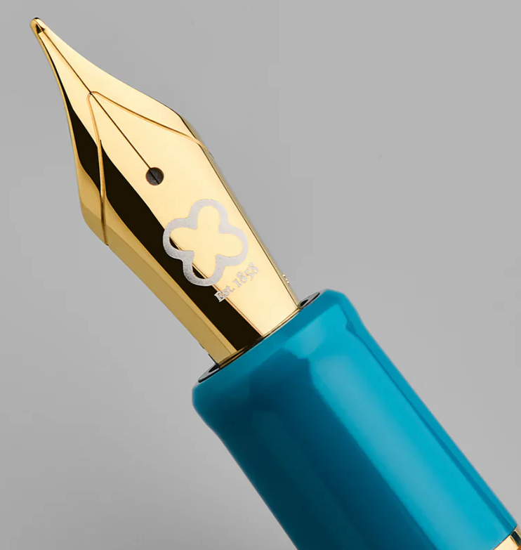 Esterbrook Estie Back to the Land - Gold Funky Lake Fountain Pen (Button Piston)