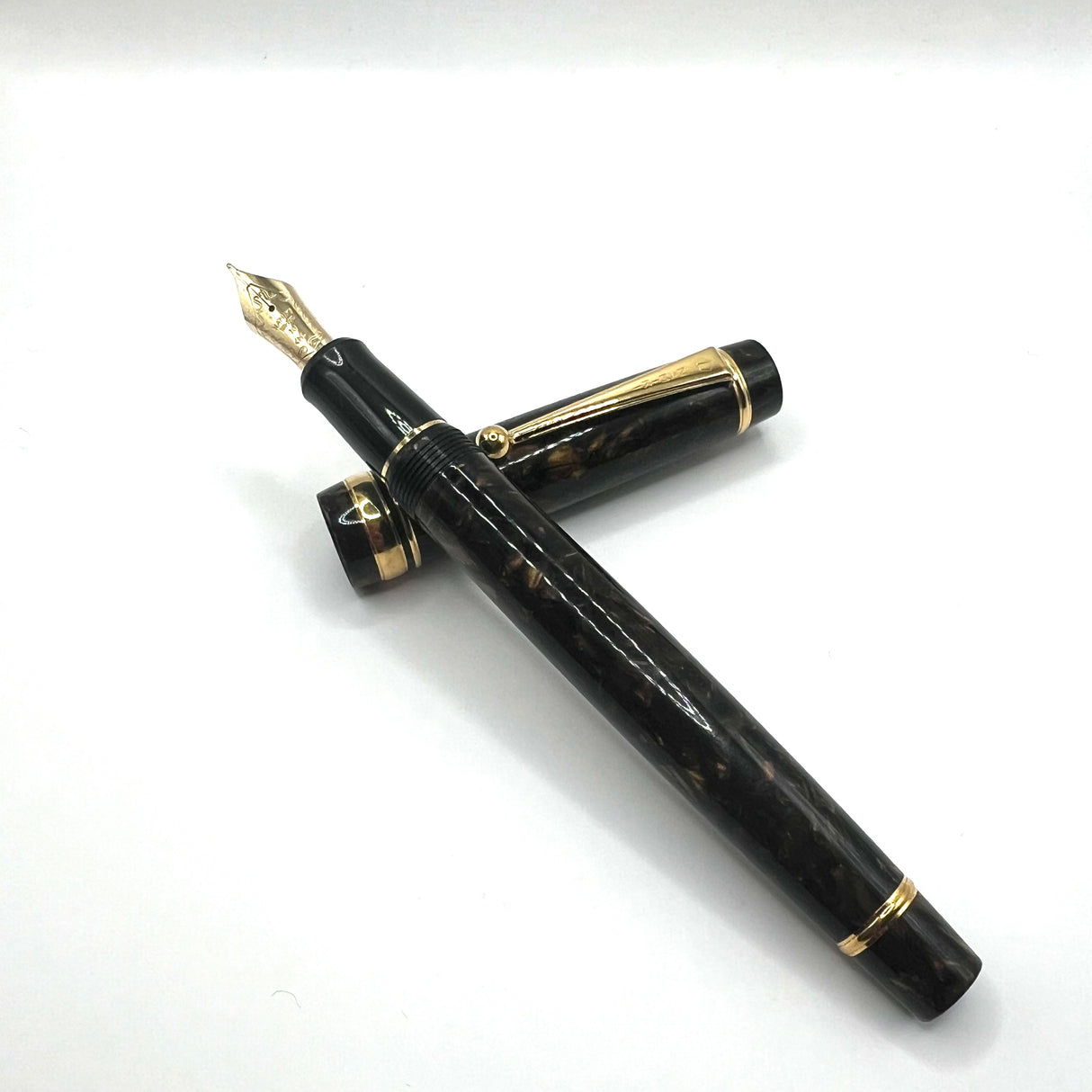 Pilot Namiki Marbled Brown Custom Impressions Fountain Pen