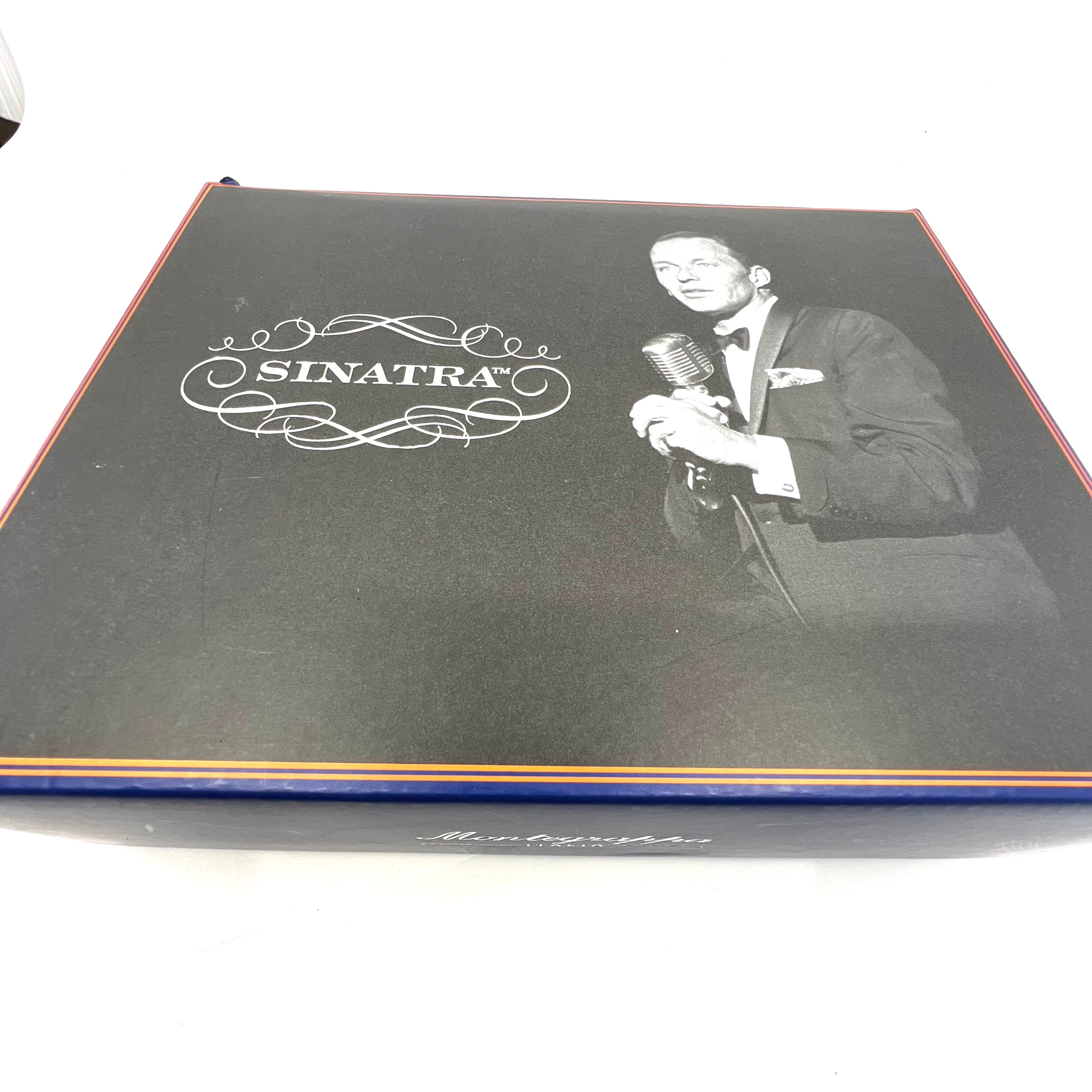 Montegrappa Frank Sinatra Limited Edition Pinstripe Blue Fountain Pen  - Circa 2011 - Medium 18kt Gold Nib