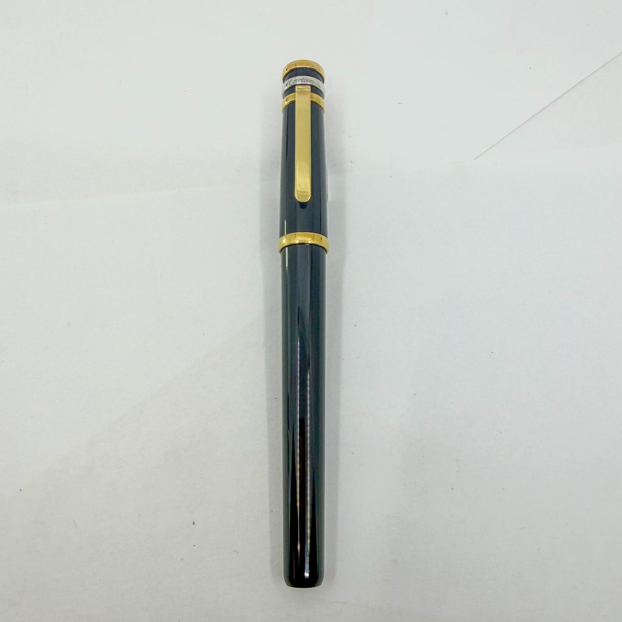 Cartier Black Trinity Fountain Pen - Medium 18kt Gold Nib