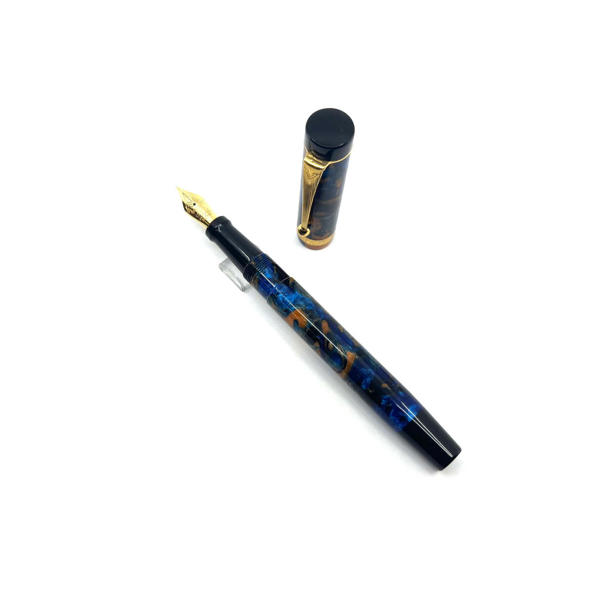 Visconti Ponte Vecchio Pompei Blue Celluloid Fountain Pen