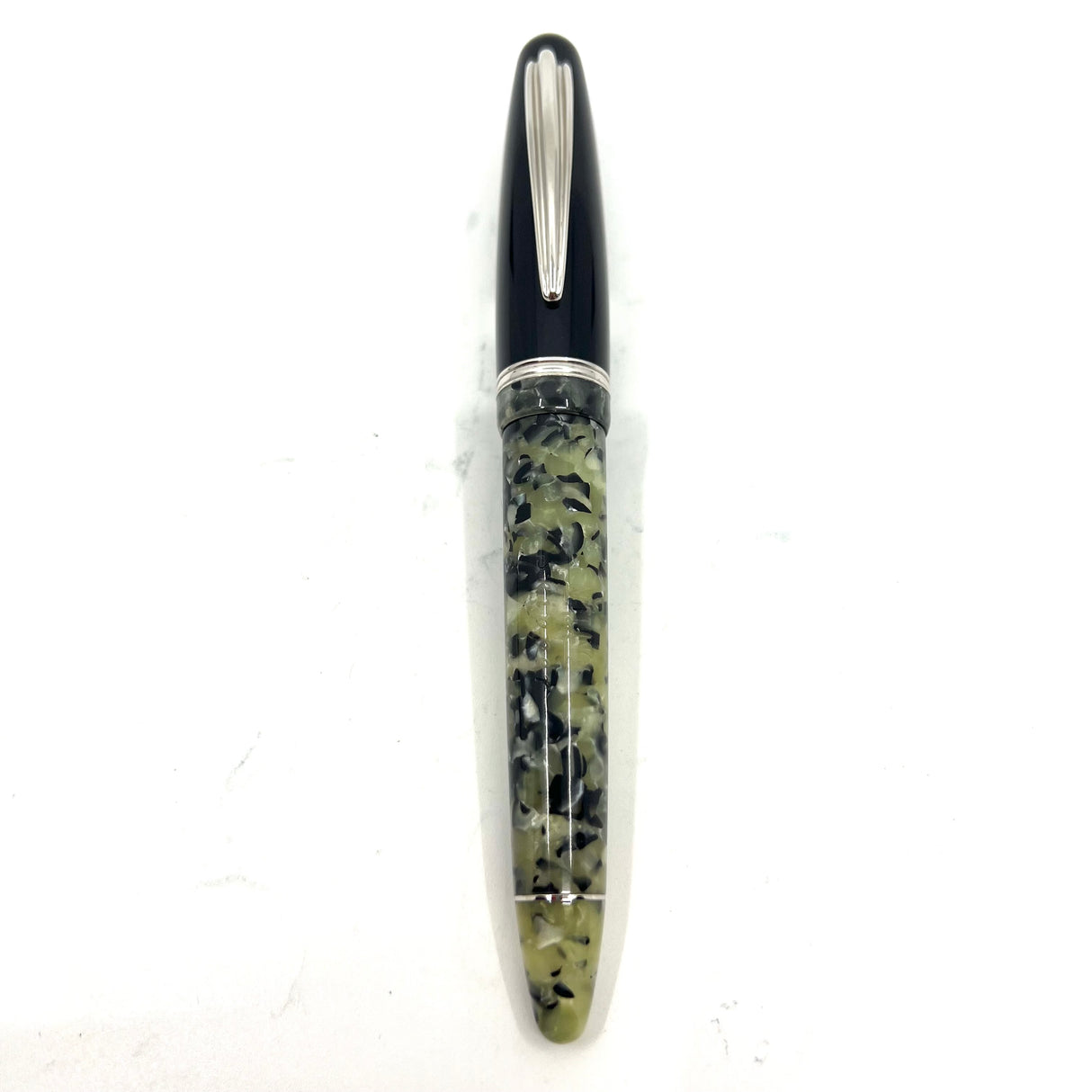 Nettuno (Italy) Pearl & Black Fountain Pen