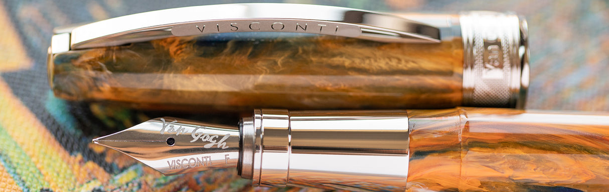 Visconti Van Gogh Impressionist Café Terrace at Night - Fountain Pen