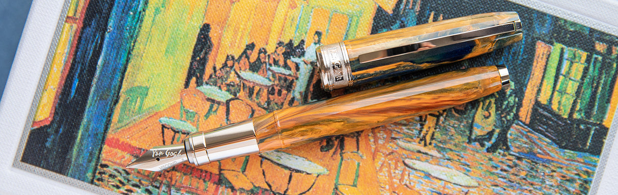 Visconti Van Gogh Impressionist Café Terrace at Night - Fountain Pen
