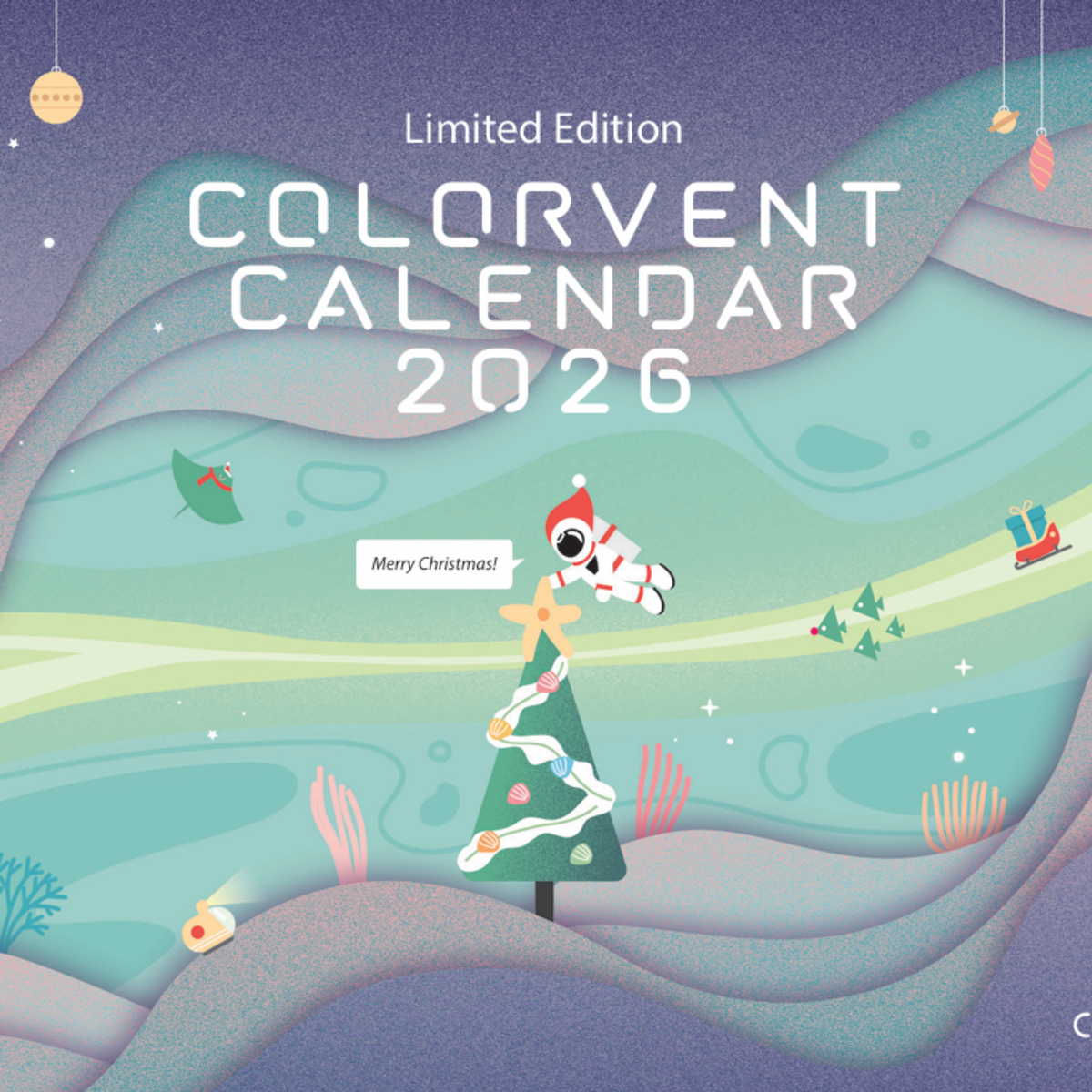 COLORVENT CALENDAR 2026 24 Ink Gift Set Collection