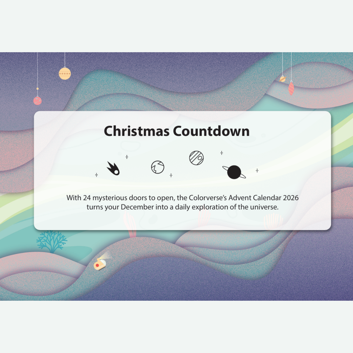 COLORVENT CALENDAR 2026 24 Ink Gift Set Collection