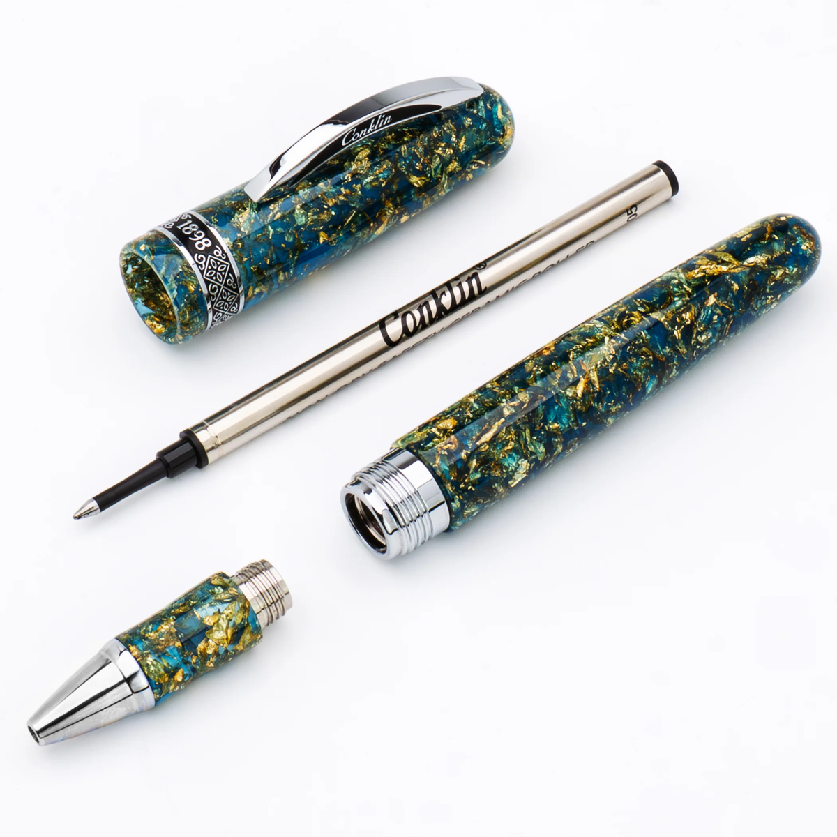CONKLIN 1898 Solaris Blue Rollerball Pen Collection
