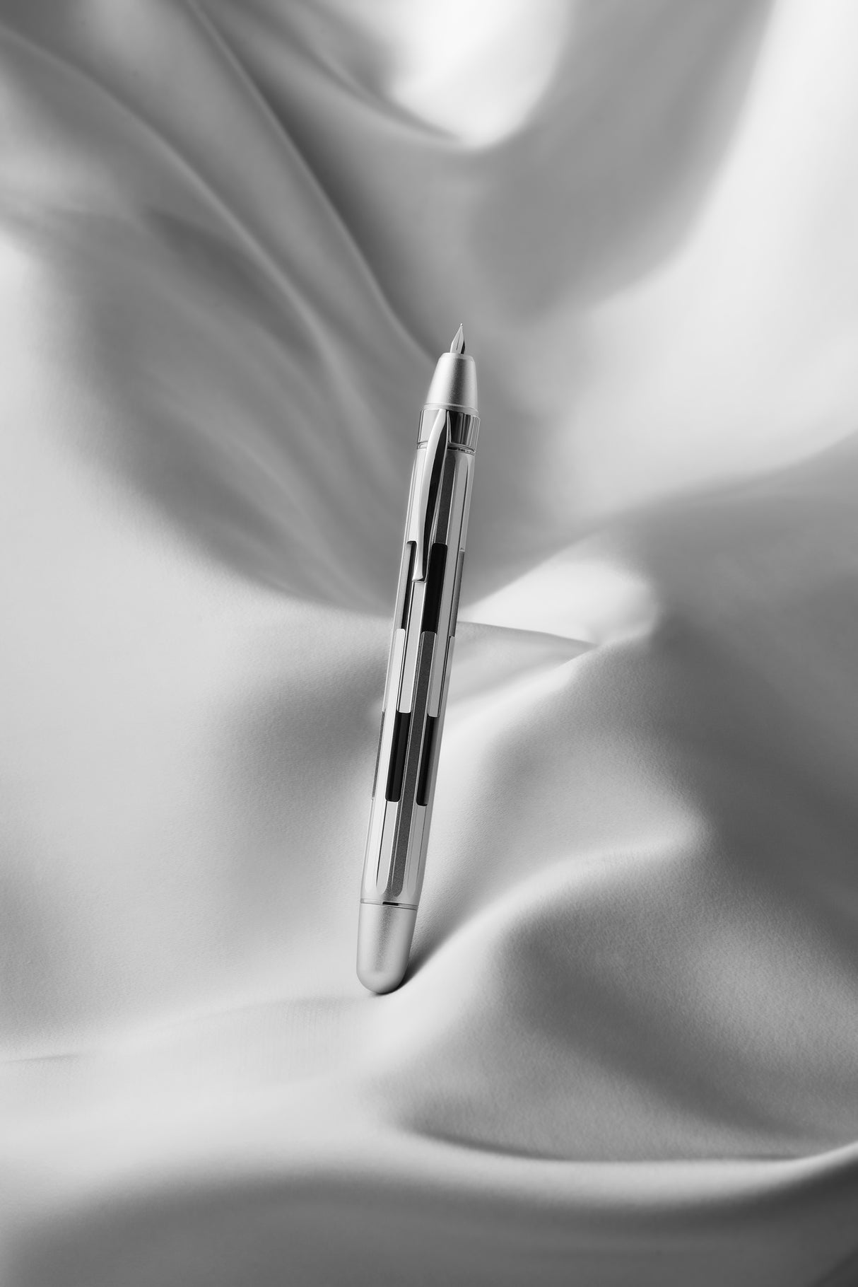 Nahvalur Eclipse Pure Silver - Fountain Pen