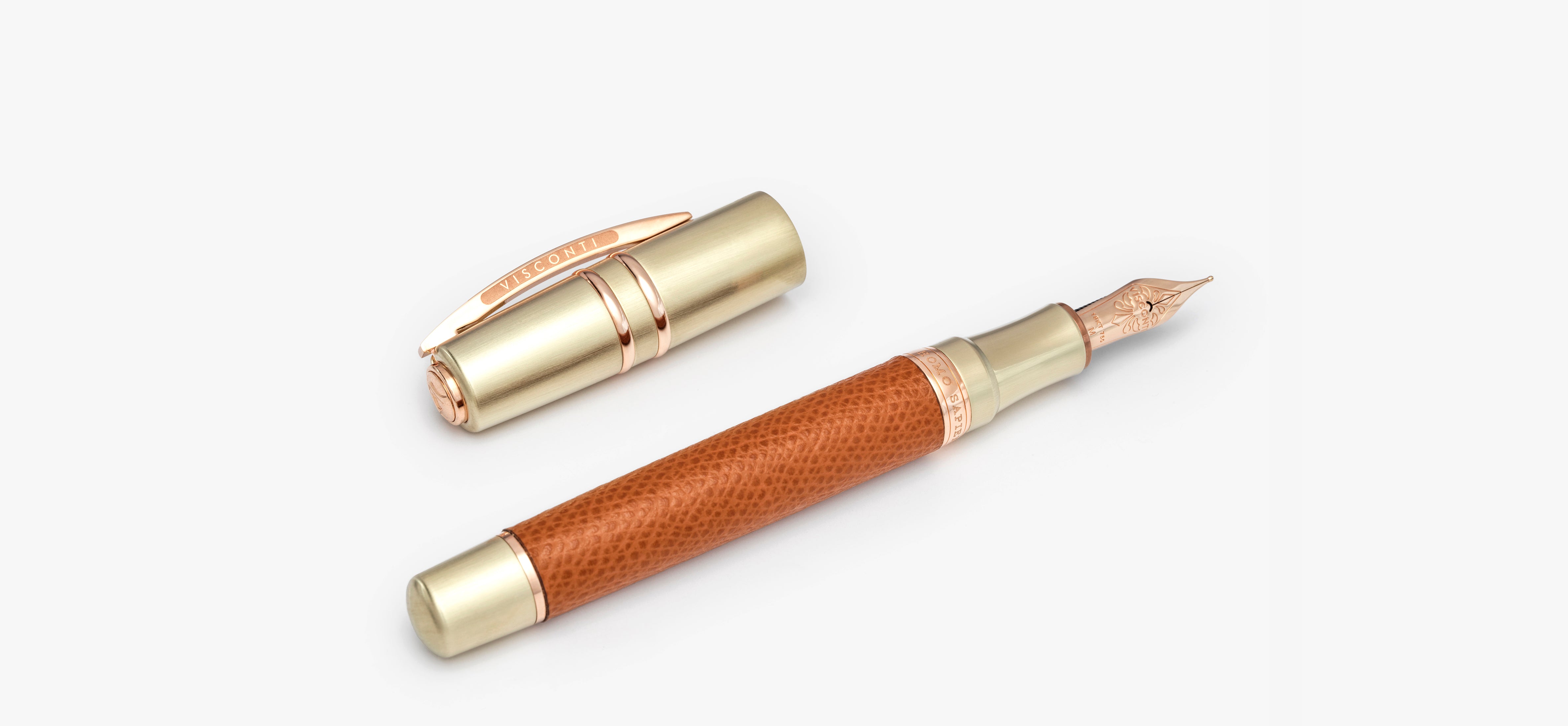 Visconti Homo Sapiens Dual Touch Cognac - Fountain Pen