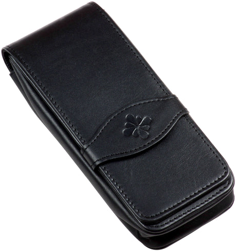 Diplomat Pencases Black - Diplomat Leather 4 Pen Case