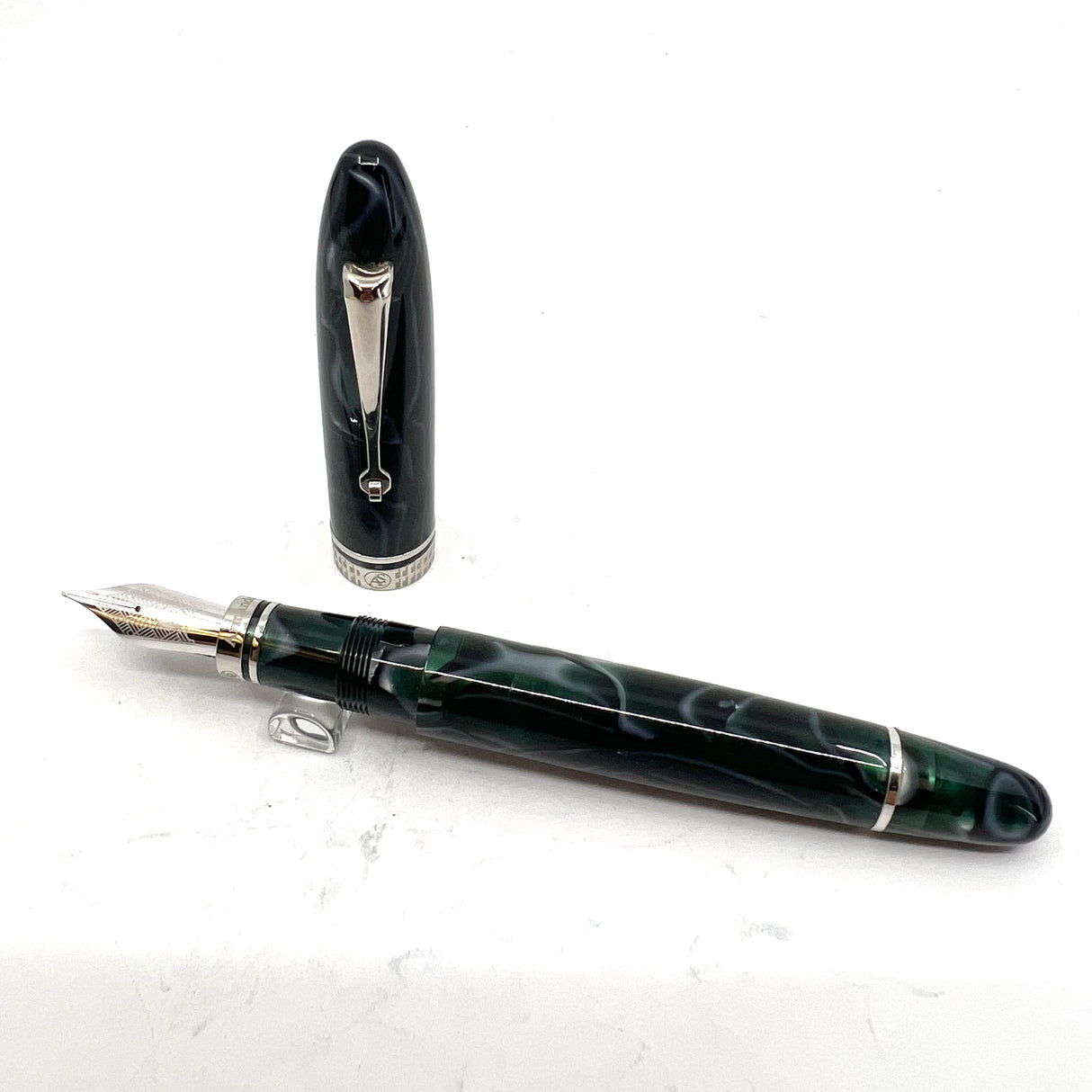 ASC (Armando Simoni Club) Ogiva Medio Green Lagoon Fountain Pen