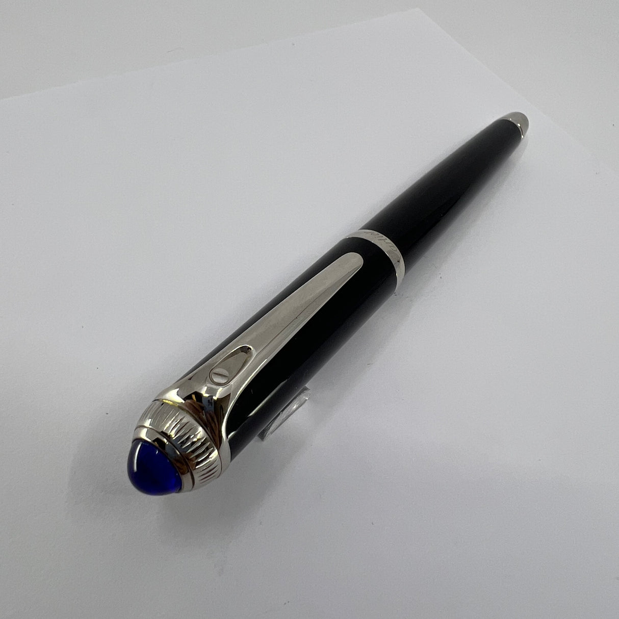 Cartier Roadster Black Composite Fountain Pen - Fine 18kt Gold Nib