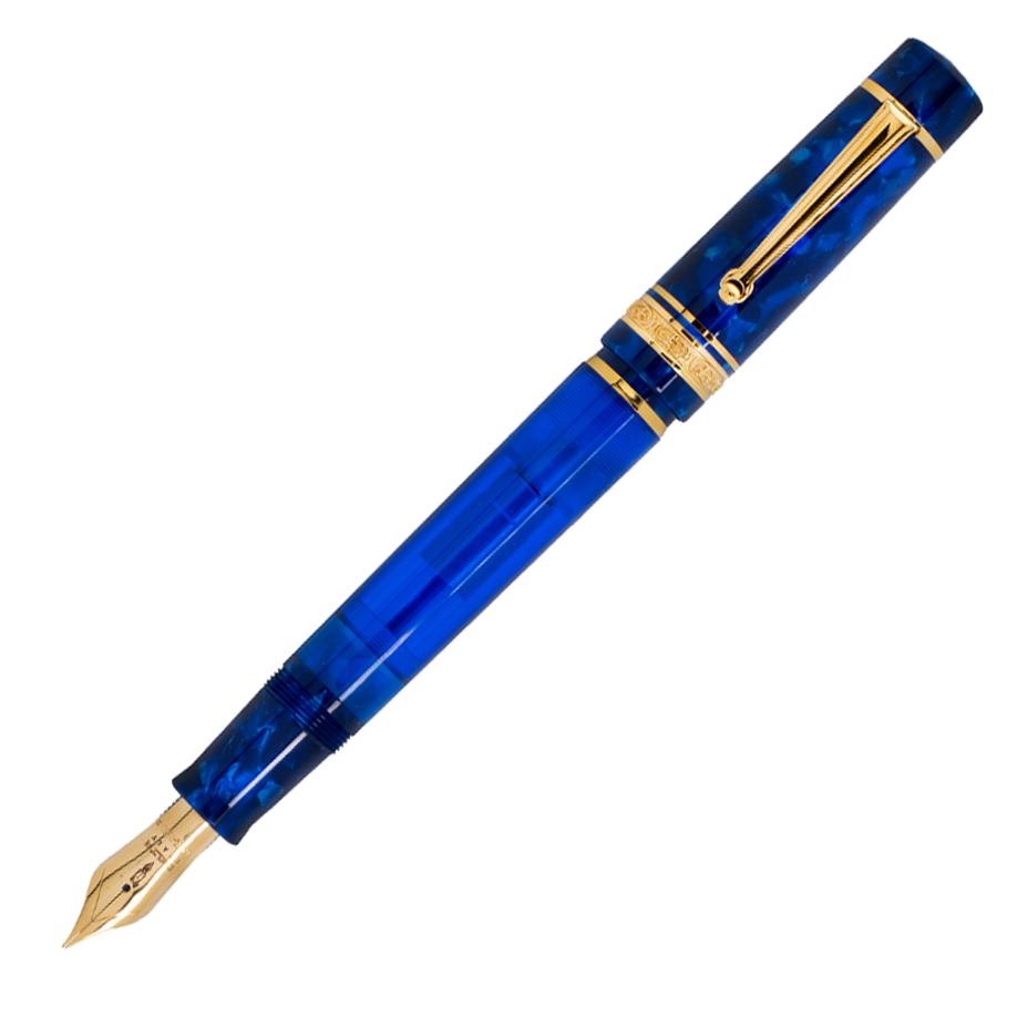 Delta Imperial Blu Blue Fountain Pen 18kt Nib Fountain Pen Hospital