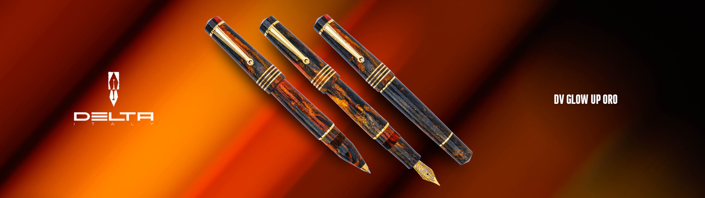 Delta DV Glow Up Oro Rollerball Pen Collection