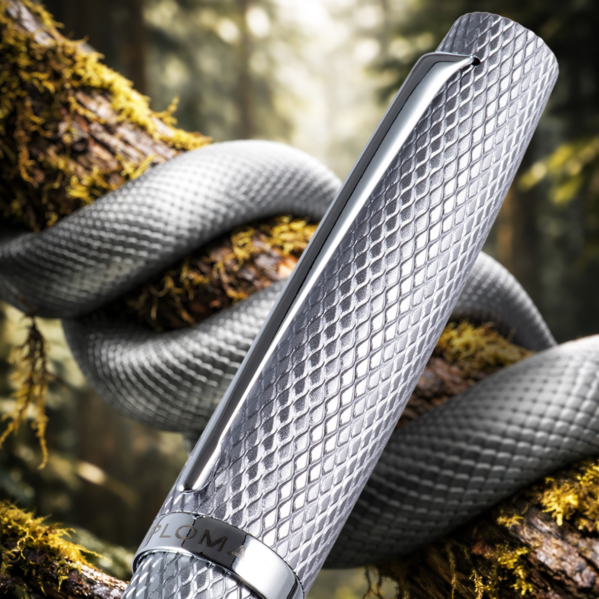 Diplomat Viper Silver Fountain Pen Collection