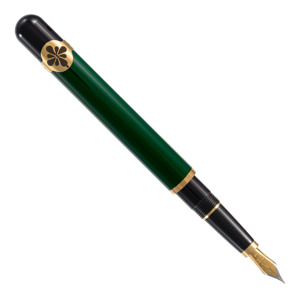 Diplomat XO Tiple 5 Camel Leather and Racing Green Lacquered Fountain Pen collection