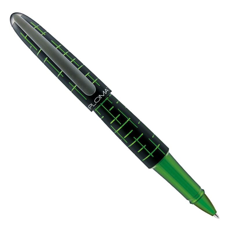 Diplomat Elox Matrix Black/Green - Rollerball