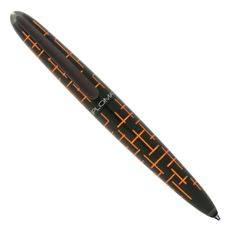 Diplomat Elox Matrix Black/Orange - Ballpoint
