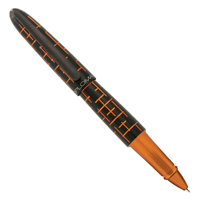 Diplomat Elox Matrix Black/Orange - Rollerball