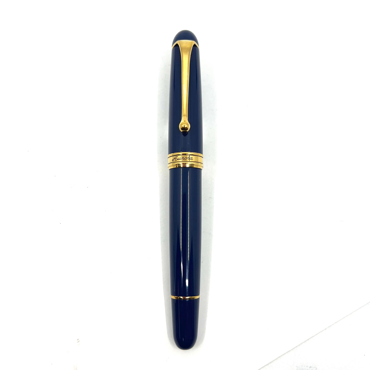 Aurora Large #88 Navy Blue 70th Anniversary Limited Edition Fountain Pen - Flexy Fine 14K Nib