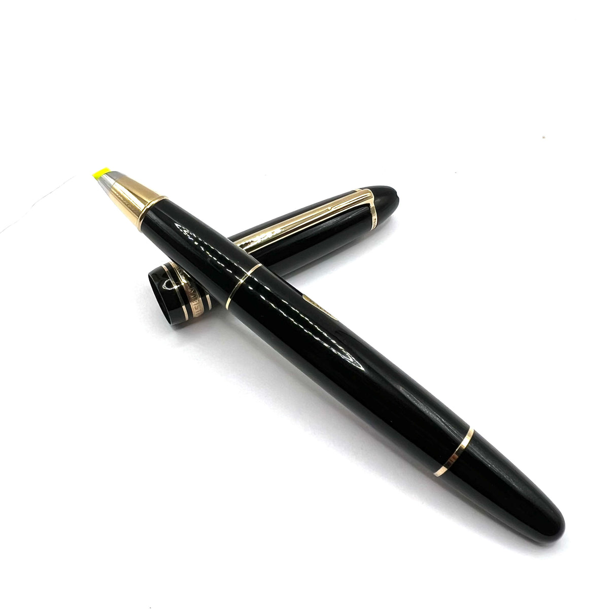 Montblanc Meisterstuck Black Resin #166 LeGrand Highlighter/ Document Marker