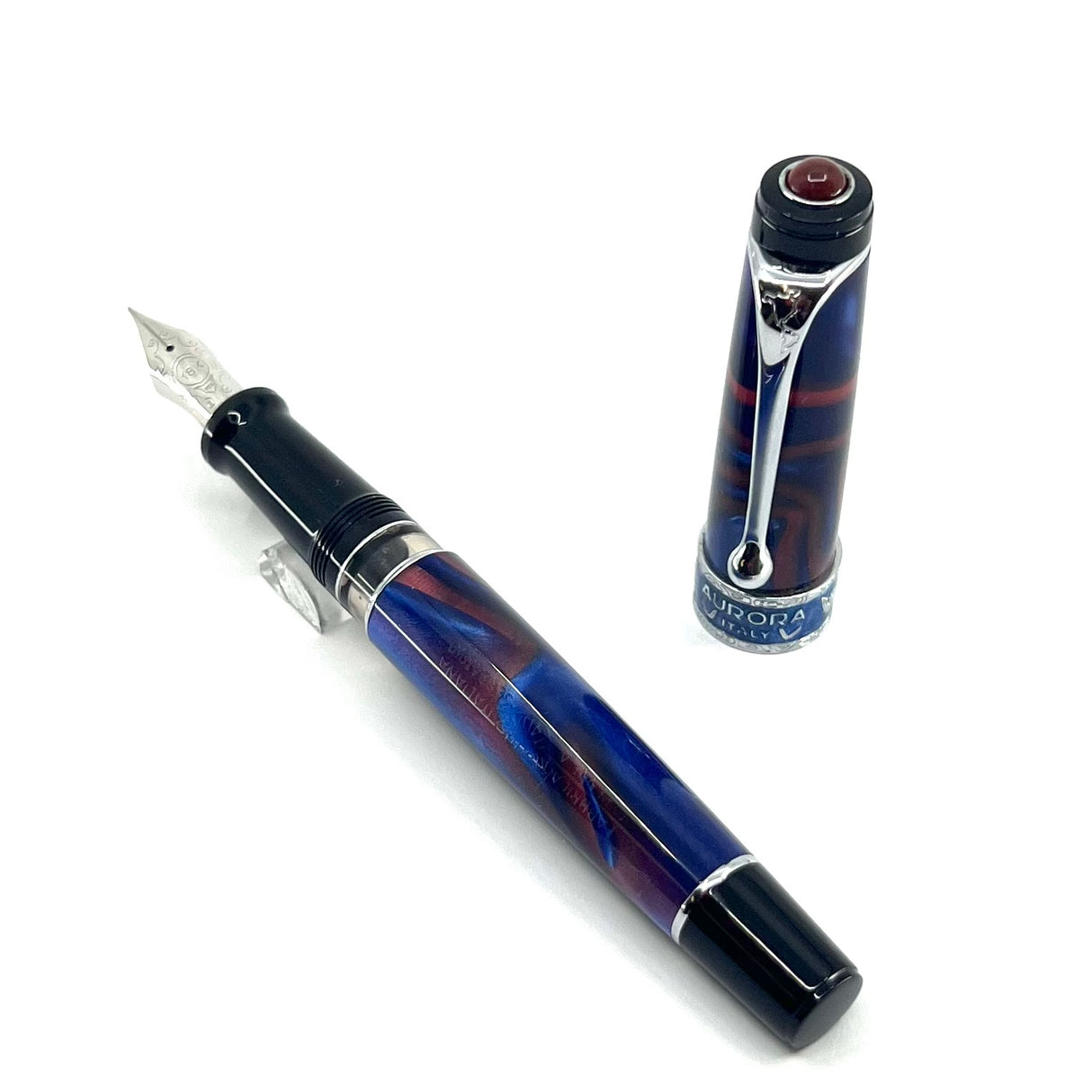 Aurora Optima "America" Limited Edition Fountain Pen - Fine 18kt Gold Nib